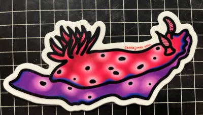 Nudibranch sticker