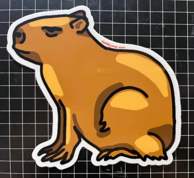 Capybara Sticker