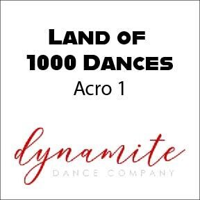 Land of 1000 Dances - Acro 1