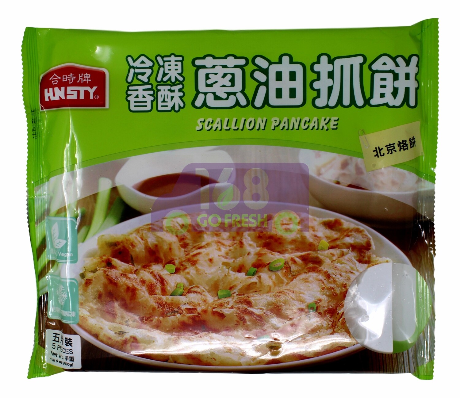 Hunsty Scallion Pancake合时牌冷冻香酥葱油抓饼 Hunsty Scallion Pancake合时牌冷冻香酥葱油抓饼
