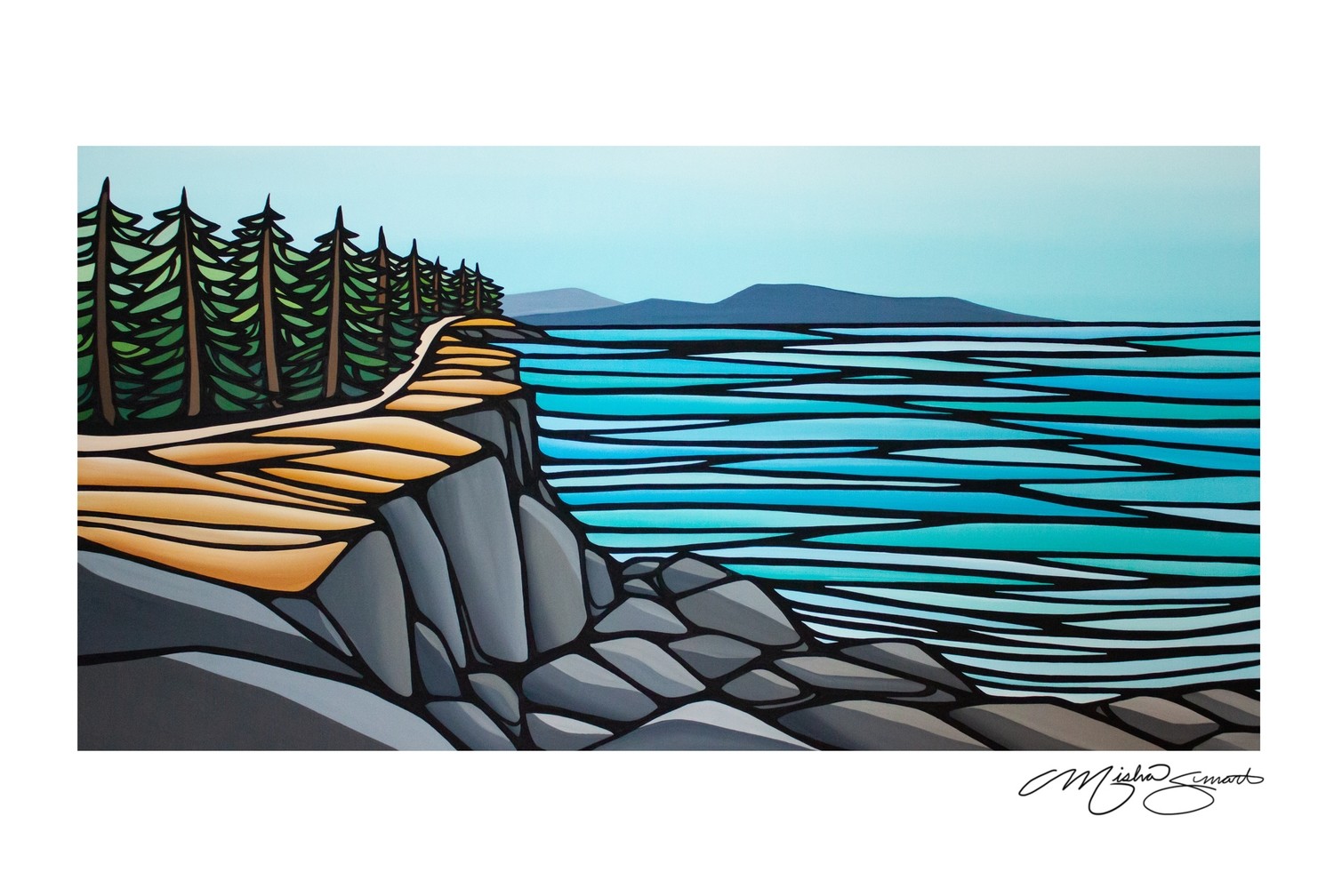 Art Print- Helliwell- Hornby Island