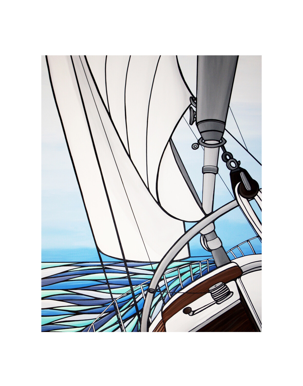Giclee Print on Canvas- Sunday Breeze
