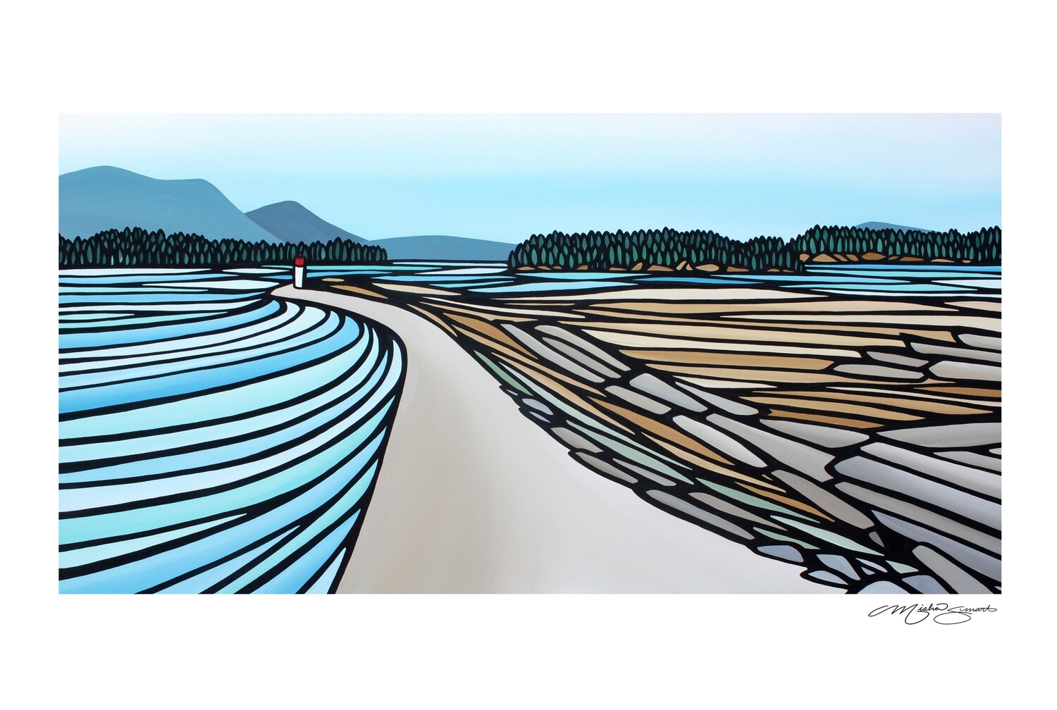 Giclee Print on Canvas- Sidney Spit