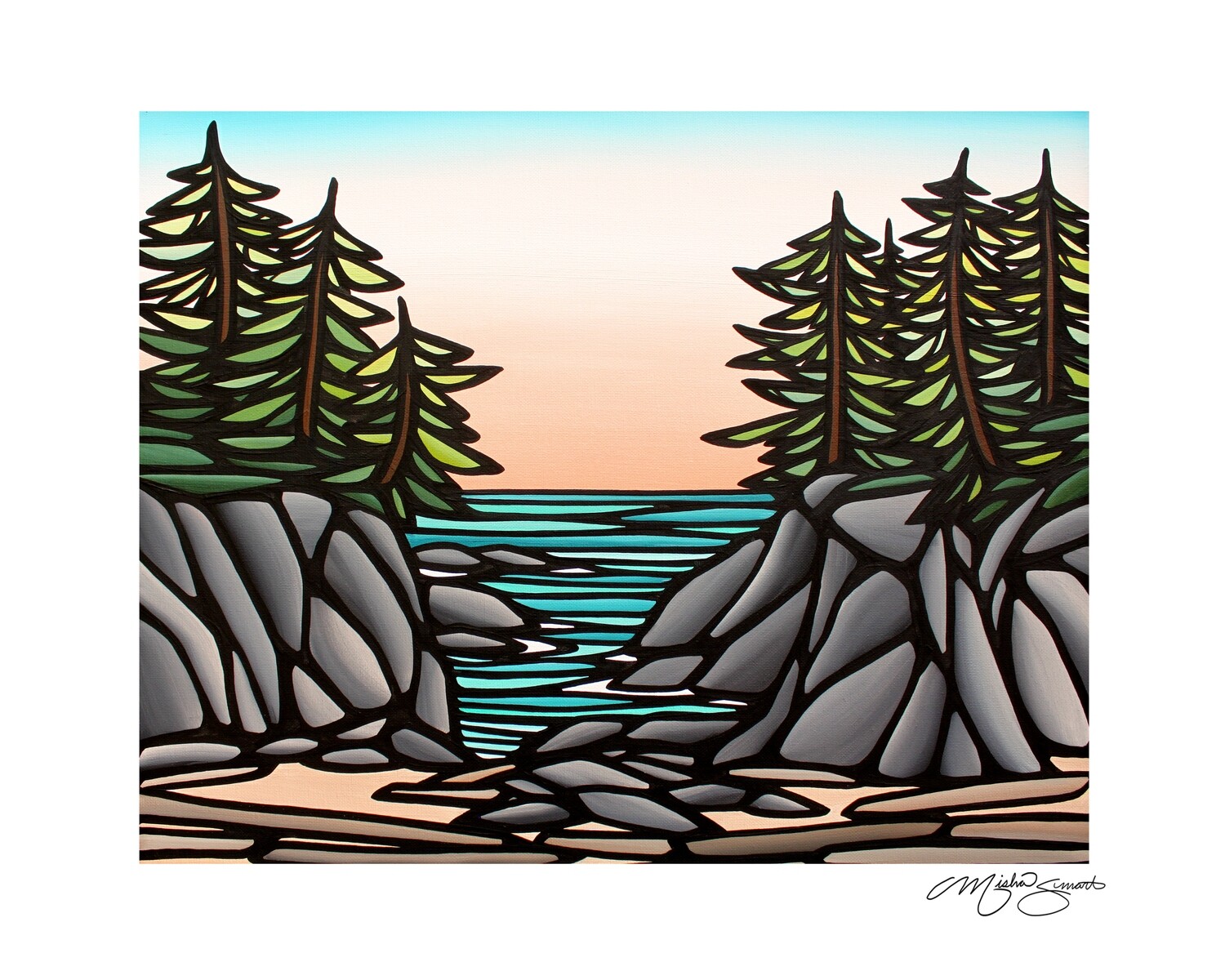 Giclee Print on Canvas- Ucluelet Moment