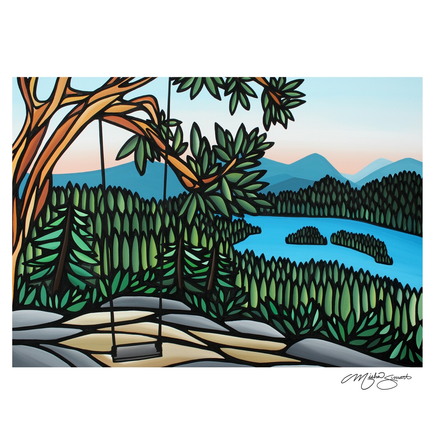 Giclee Print on Canvas- Tie the Knot