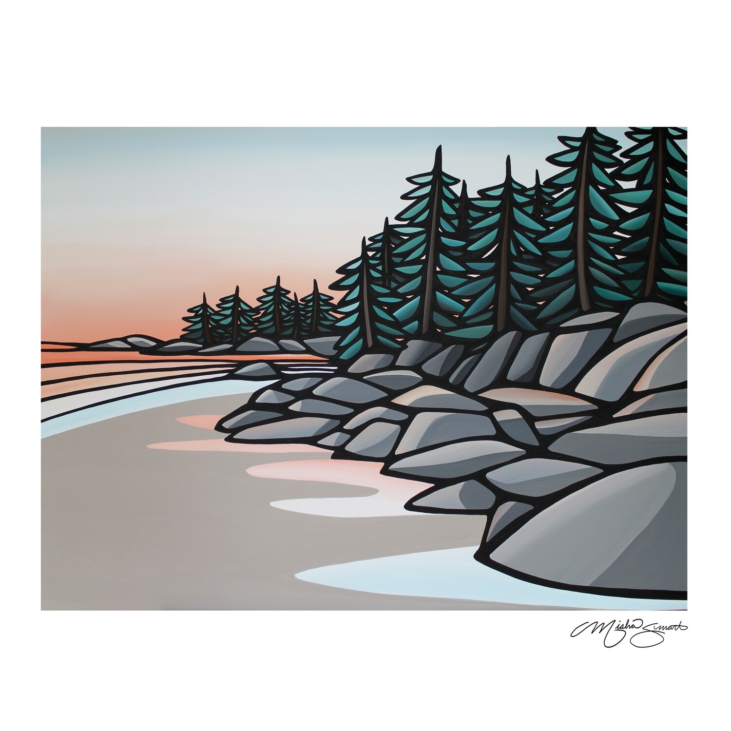 Art Print- Cox Bay Sunset