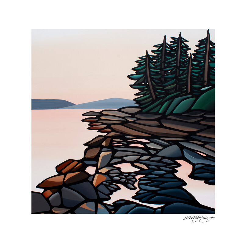 Giclee Print on Canvas- Gabriola Evening