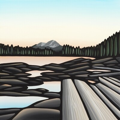Giclee Print 'Cordova Bay- Views of Mount Doug'