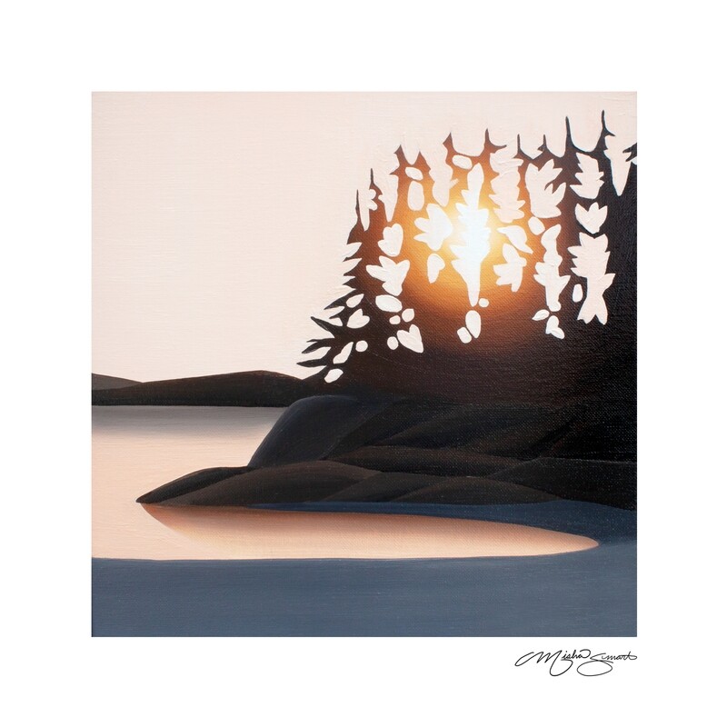 Giclee Print on Canvas- Evening on the Inlet