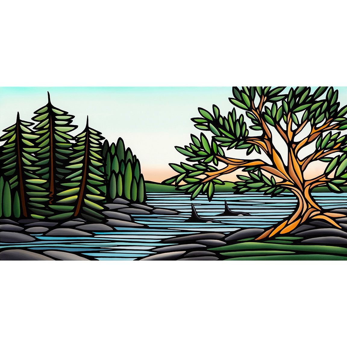 Giclee Print on Canvas- &#39;Under the Arbutus&#39;
