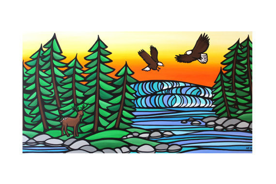 Art Print- Island Wildlife