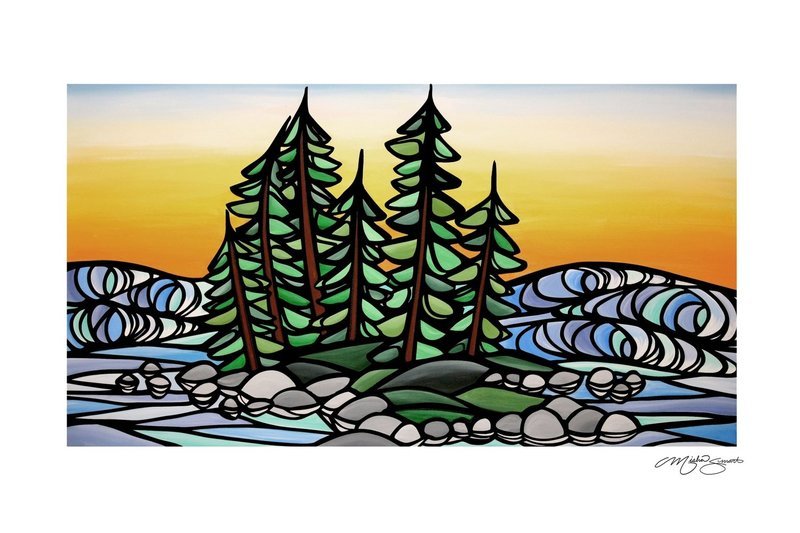 Giclee Print on Canvas- Island Solitude