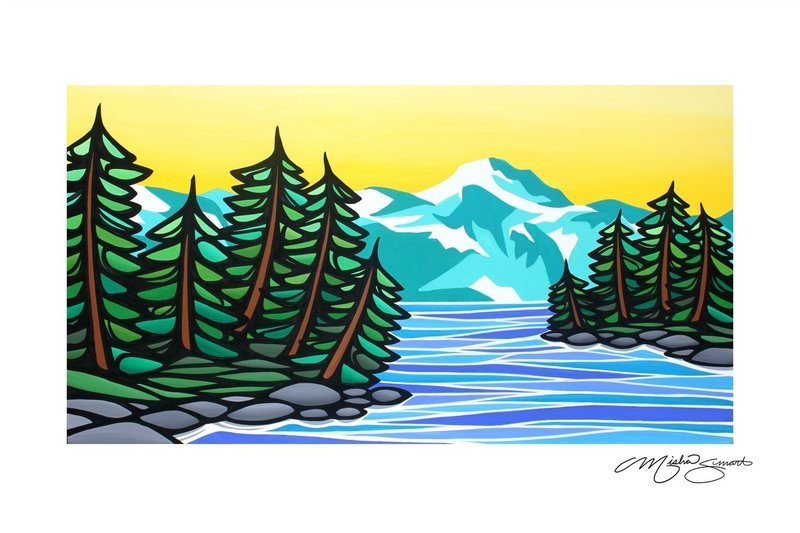 Giclee Print on Canvas- Little Islands