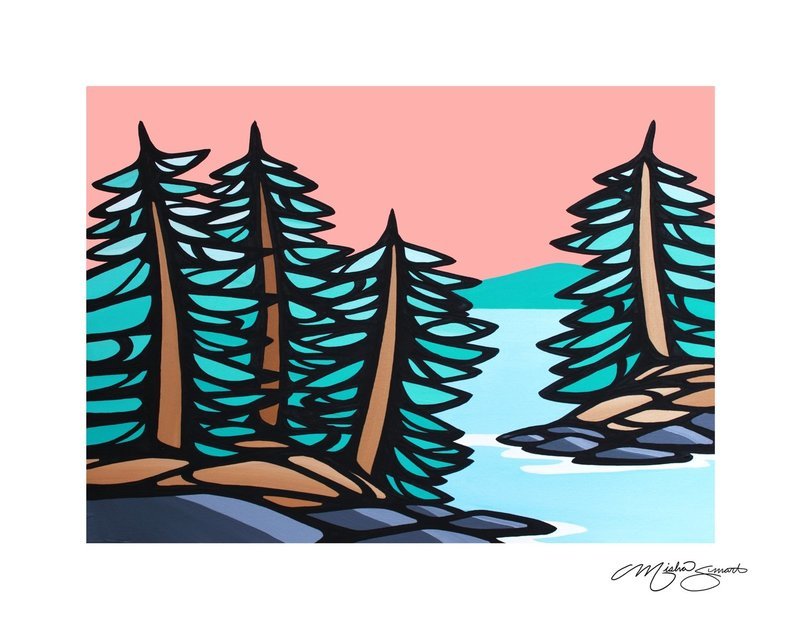 Giclee Print on Canvas- Silent &amp; Still
