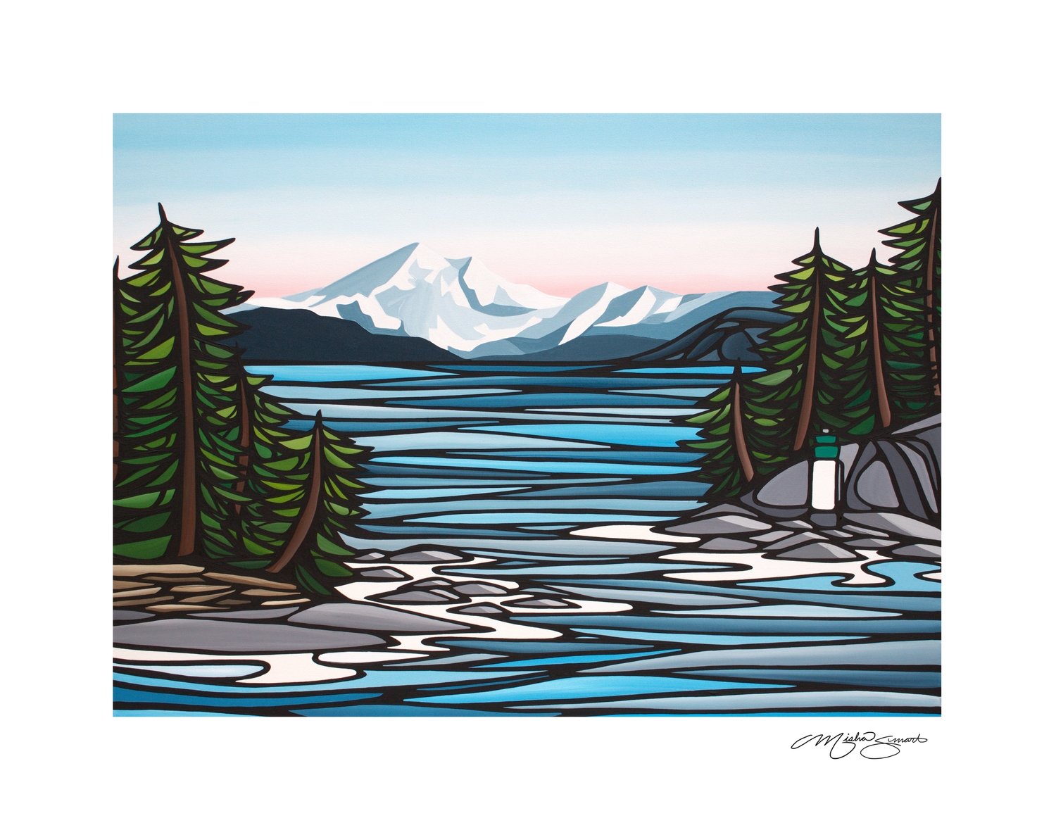Giclee Print on Canvas- Mount Baker