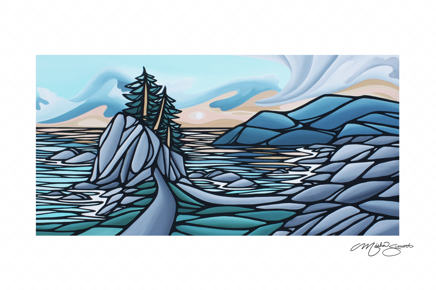 Giclee Print on Canvas- Autumn Equinox- East Sooke Park