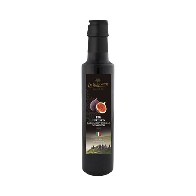 Bottle of fig-infused balsamic vinegar by Di Augusto