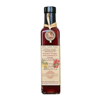 Alta Cucina Infused Balsamic -  Balsamico Mirtillo Rosso Arancia (Cranberry Orange)