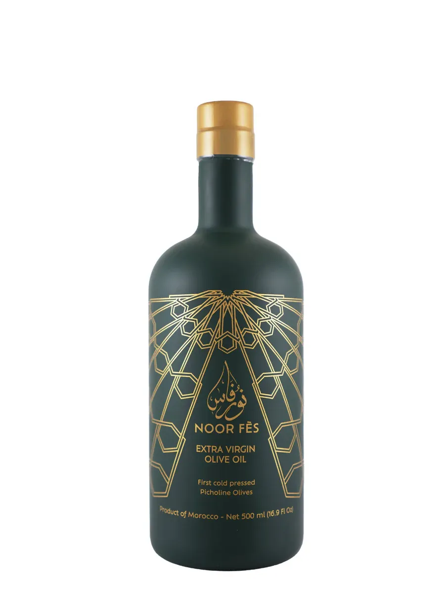 Noor Fès Extra-Virgin Olive Oil bottle 500 ml – EVOO from Morocco