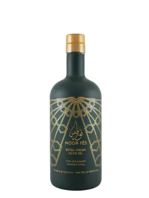 Noor Fès Extra-Virgin Olive Oil bottle 500 ml – EVOO from Morocco