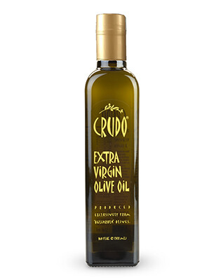 Crudo Extra Virgin Olive Oil 500 ml bottle of Crudo Extra-Virgin Olive Oil – Award-winning Italian EVOO from Bitetto, Puglia