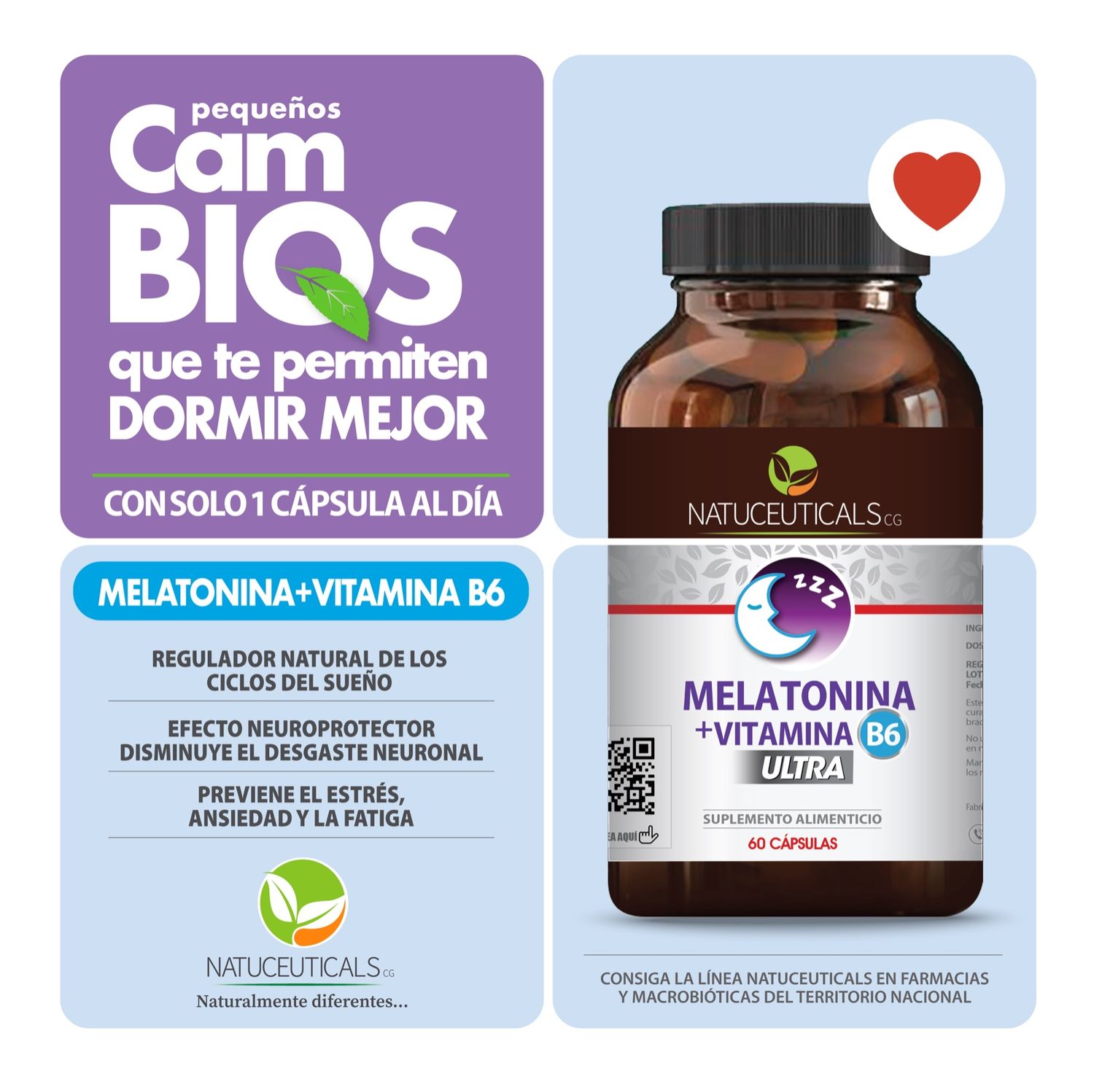 MELATONINA+B6 ULTRA CÁPSULAS