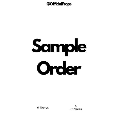 Sample Order