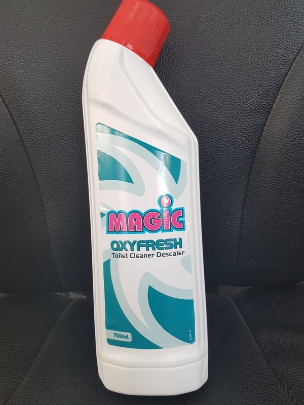 Oxy Fresh toilet cleaner descaler