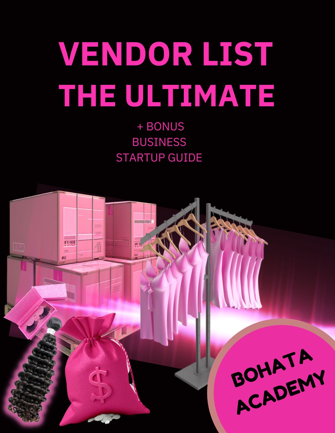 VENDORS LIST + BUSINESS STARTUP GUIDE