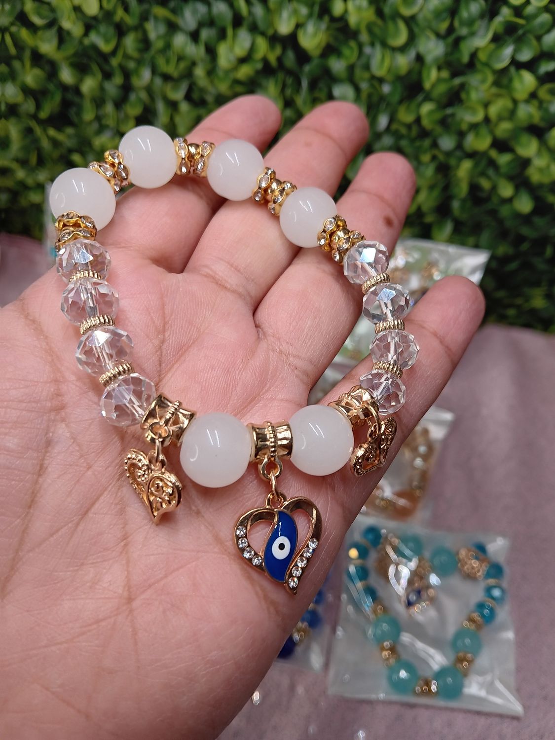 Ojo Turco heart Bracelet