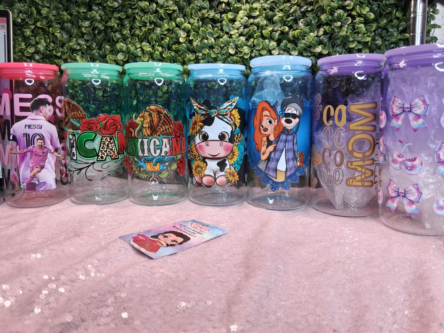 Glass cups 20oz 