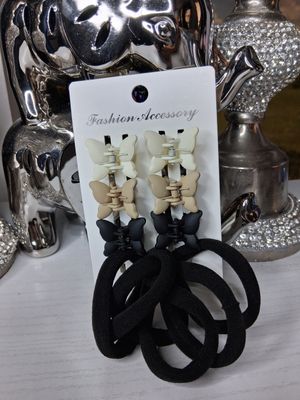 Hair Acc rubber bands and clips