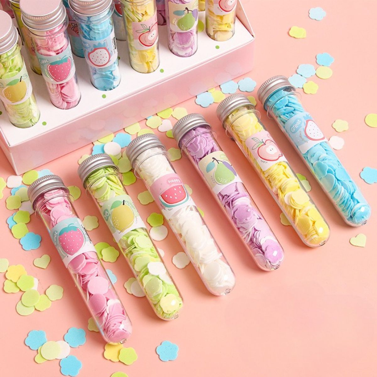 Fruit Tube Shape Paper Soap with Fragrance