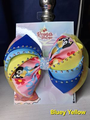 Bluey &amp; Bingo Handmade Bow