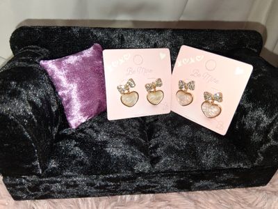 Heart Pearl earrings