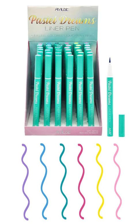 Amuse - Pastel Dream Liner Pen 6 Pastel Colored