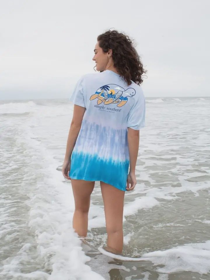 Simply Southern Sea Turtle Tiedye Tee