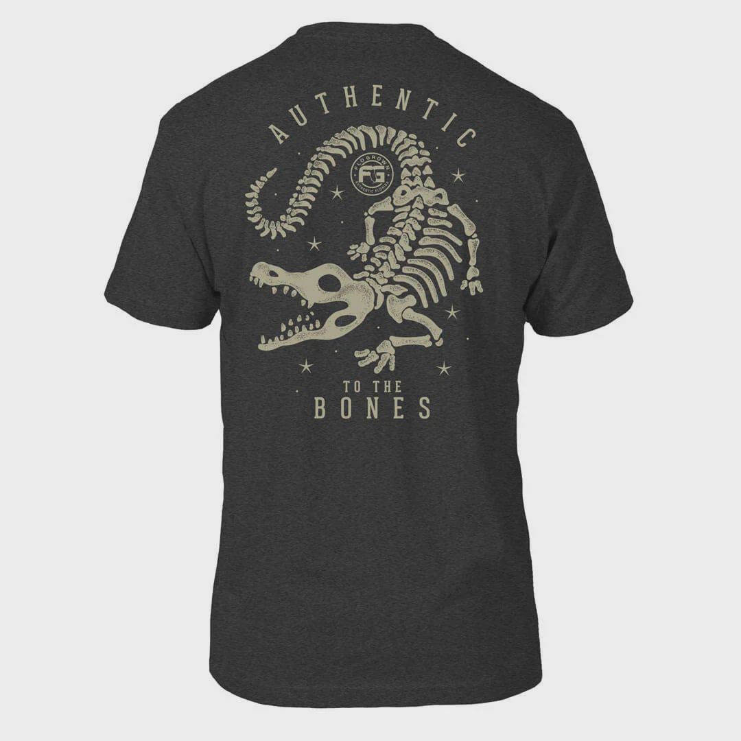 Flo Grown Gator Bones Dark Tee
