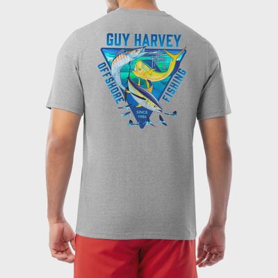 Guy Harvey Men&#39;s Trifecta Threadcycled T-Shirt