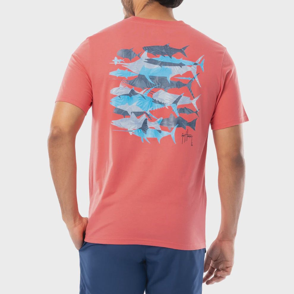 Guy Harvey Men&#39;s Palm Silos T-Shirt