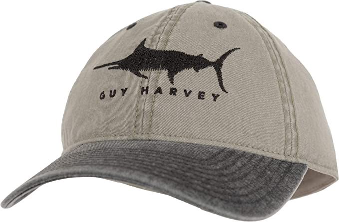Guy Harvey Sketchy Embroidered Graphic Relaxed Hat - Surf the Web