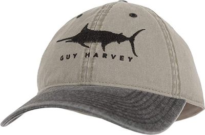 Guy Harvey Sketchy Embroidered Graphic Relaxed Hat - Surf the Web
