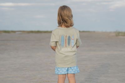 Saltwater Boys Surfboards Ss Boys Graphic Tee Grey