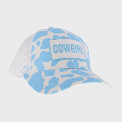 C. C Beanie Cowgirl Patch Cow Pattern