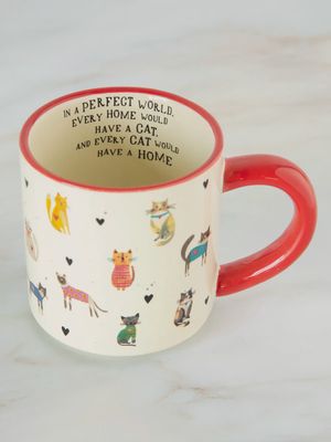 Natural Life Bungalow Mug - Every Home Has A Cat