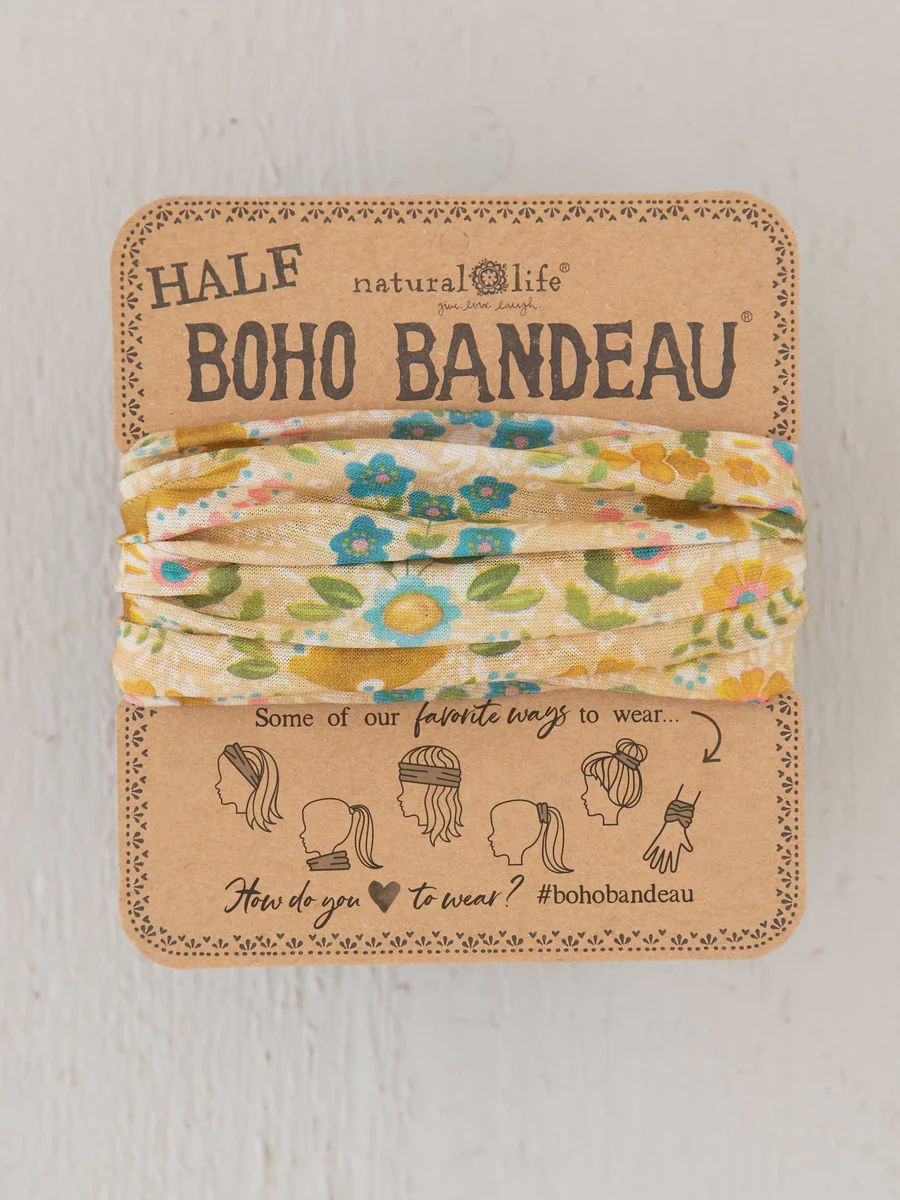 Natural Life Half Boho Bandeau® Headband