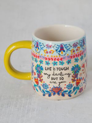 Natural Life Fearless Mug - Life Is Tough