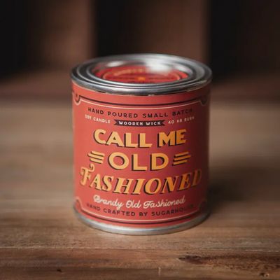 Sugarhouse Leather Soy Candle with Wooden Wick