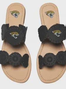 Jacksonville Jaguars Ladies Double Strap Sandal
