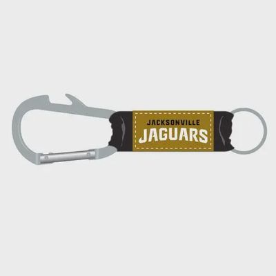 Jacksonville Jaguars Bottle Opener Carabiner Keychain